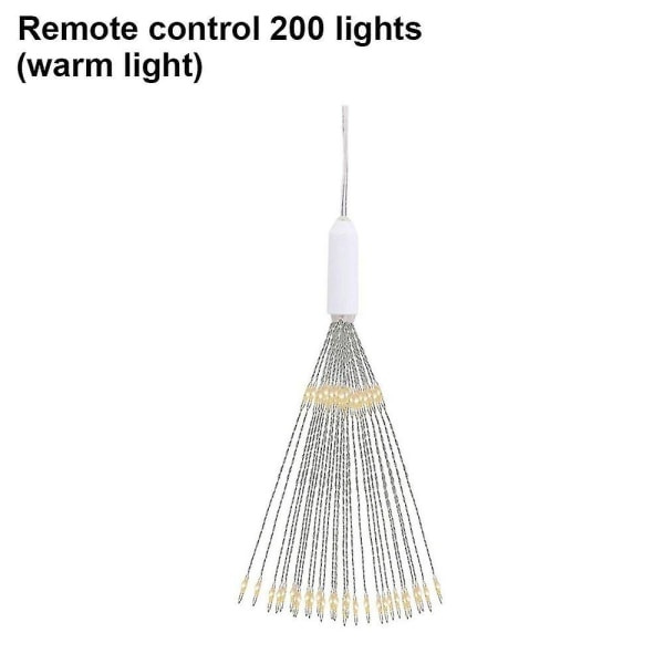 1-pack LED-slingor 8 lägen med fjärrkontroll, bröllop Juldekoration Party Yard Garden