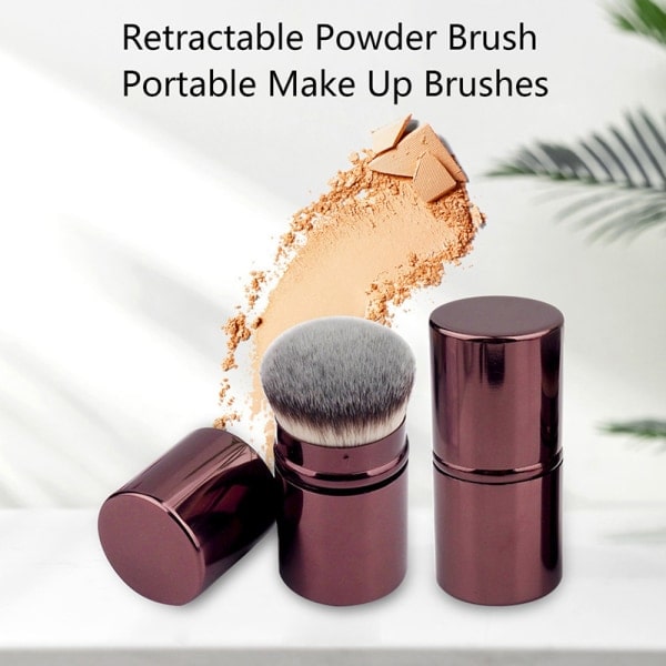 1 st Infällbar borste Infällbar Foundation Powde Makeup Brush