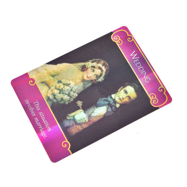 Holografinen romantiikka enkelit oraakkeli tarot-kortit englantilainen lautapeli monivärinen yksi koko Multicolor one size