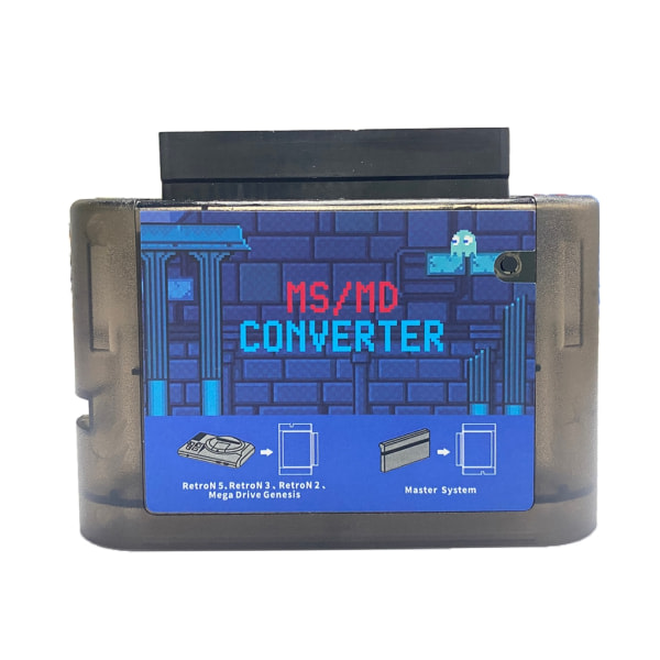 Passar för första/andra generationens 16-bitars videospelskonsoler Systemspel för bränning av kortspel Cartridge Converter Adapter