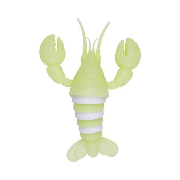 Stor lysende hummer dekompression Caterpillar Slug Pussel Tryckavlastning fingertoppar exotisk interaktiv leksak Yellow(Ordinary 17*8.5*4.5)