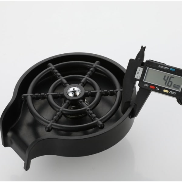 Torktumlare + Sort ABS-base Vask i rustfrit stål Tumbler Bar Højtryks Automatisk Tumbler Vaskemaskine