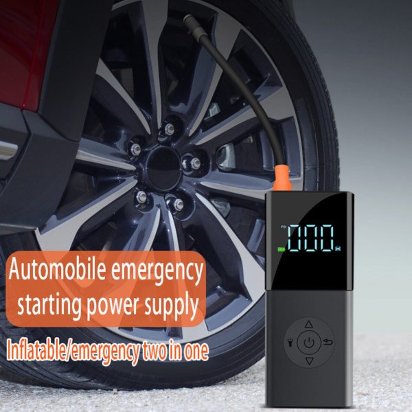 10400mAh Genopladelig Bil Luftkompressor 12V Bil Strømoplader Bank 150PSI Dæk Pumpe
