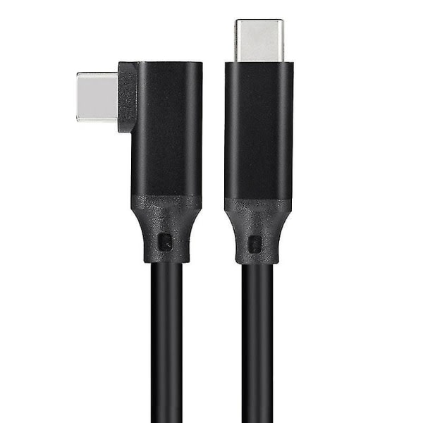 Vr-datakabel Armbåge Typ-c Datakabel Usb3.1 Gen 2 Dubbel Hane Videoprojektionskabel 20 Vr Mobilspelskabel (Grå fläta) Grå fläta 2M