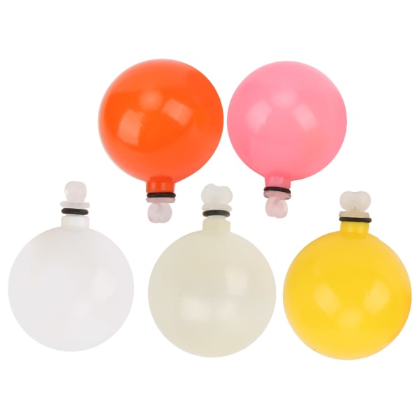 5 stk Plast Stick On Float Skum Tåre Drop Bobber Tube Strike Indicator Flugfiske Dele
