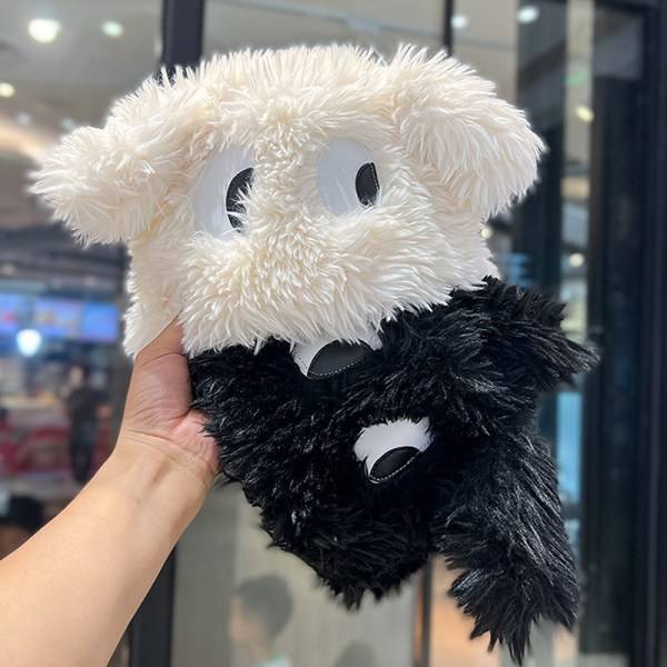 e tecknad stora ögon rolig valp plysch hatt Beige onesize Beige onesize