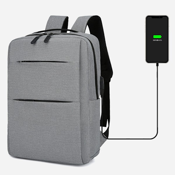 Miesten 3-in-1 business-reppu, tyylikäs ja käytännöllinen Grey