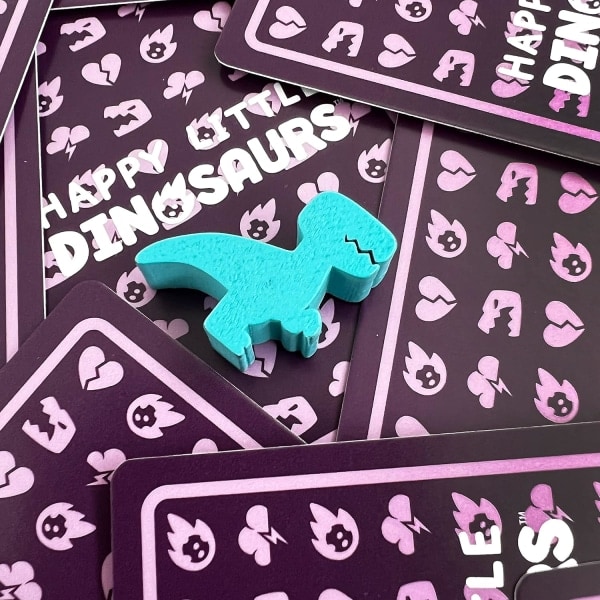 Happy Dinosaurs: Utvidelse for 5-6 spillere - Brettspillutvidelse, 2-6 spillere, 8+ år, engelsk versjon utvidelsespakke expansion pack