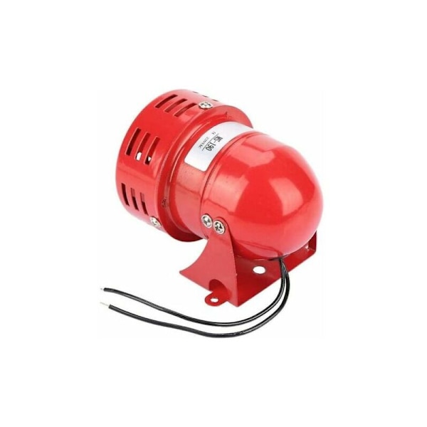Siren Alarm 220V Kraftfull Utomhussiren Alarm 120dB Röd Motor Tråd Metall Siren Horn Industri Båt Alarm Ruikalucky..