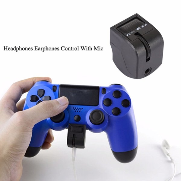 Gamepad Hodetelefonadapter Volumjusterbar Hodetelefon til o Tilpasse