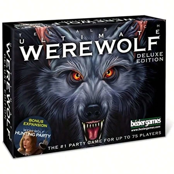 Varulv brädspel, rollspel partyspel, moninpeli kortspeli ihmissusi pää werewolf head