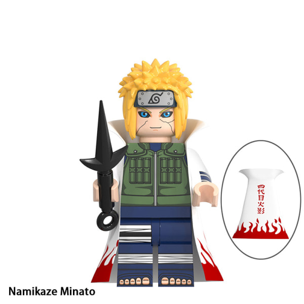5st Narutos Blocks Byggklossar Madara Zetsu Might Guy Sasu vit one size white one size