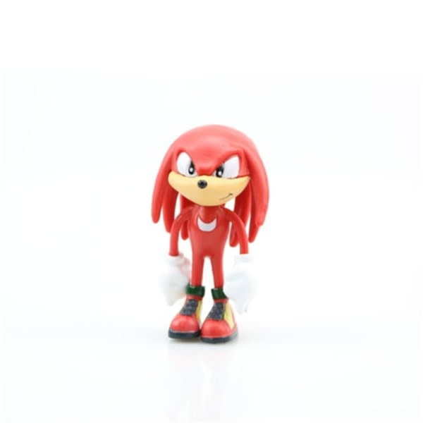 6 st Sonic Figurer Actionkaraktärsdockor Anime Figur - Perfekt