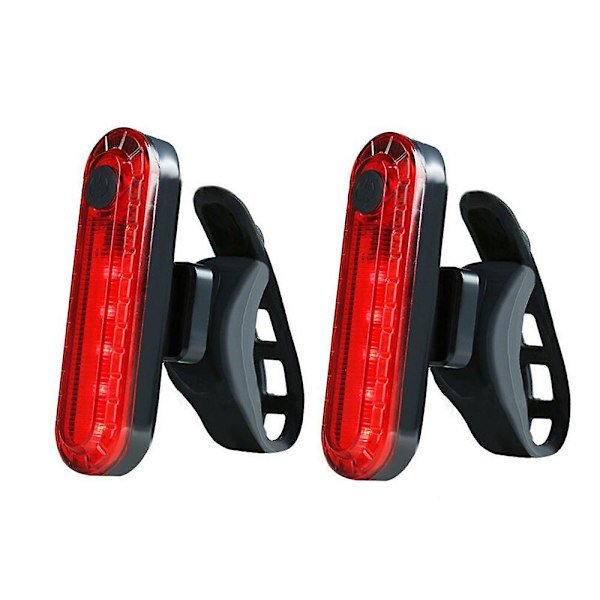 2 Cykellys Bag LED I Genopladeligt Baglys Cykel Baglys Cykel Baglys, Cykel Baglys LED
