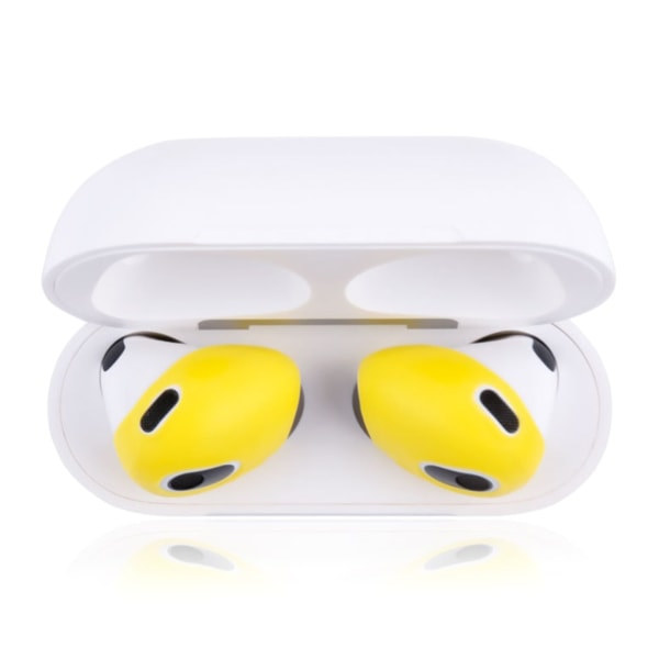 3 set öronproppar för Airpods Pods 3 öronskydd i silikon Bluetooth-kompatibla hörlurar Öronproppar Öronkuddar Ultratunna halkskydd Blå röd gul Blue red yellow