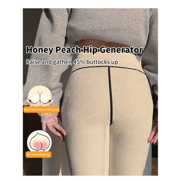 Vatterede leggings, yderbeklædning til kvinder, tynd fløjl med høj talje C L C L