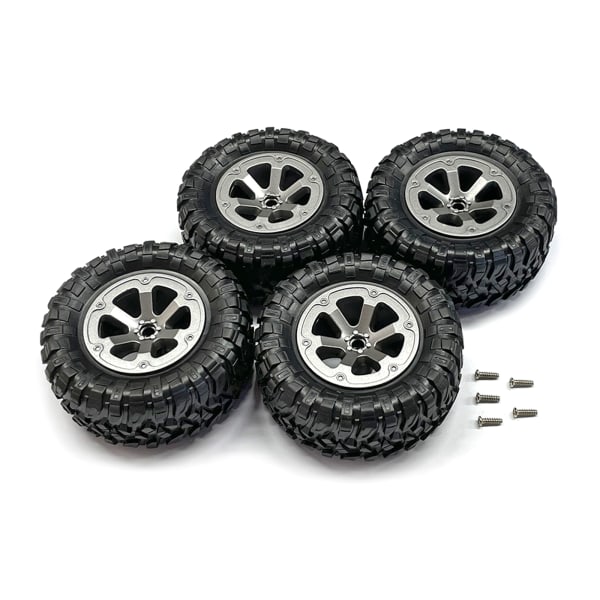 Holdbare R/C Crawler Hjul Dæk Nav & Dæk 4 stk./ Sæt til WPL 1:12 4x4WD