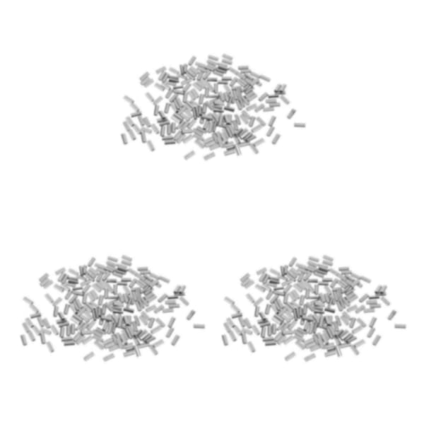 1/2/3 200 st aluminiumlegering fiskelina Crimp Wire Leader 3Set