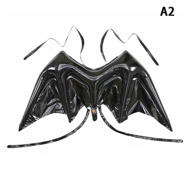 Jätte 4D Halloween fladdermusvingar bak hängande folie heliumballong i A2 onesize A2 onesize