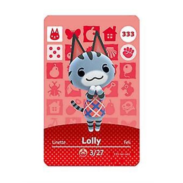 Nfc-spilkort til Animal Crossing, ch Amiibo Wii U - 333 Lolly