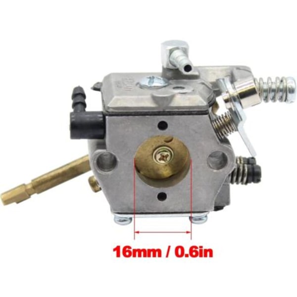 Kaasutin, yhteensopiva Stihl FS160 FS220 FS180 FS280 FR220 -trimmerin kanssa, korvaa Zama C15-51 C1S-S3G:n ilmansuodattimella, sytytystulpalla ja polttoaineletkulla