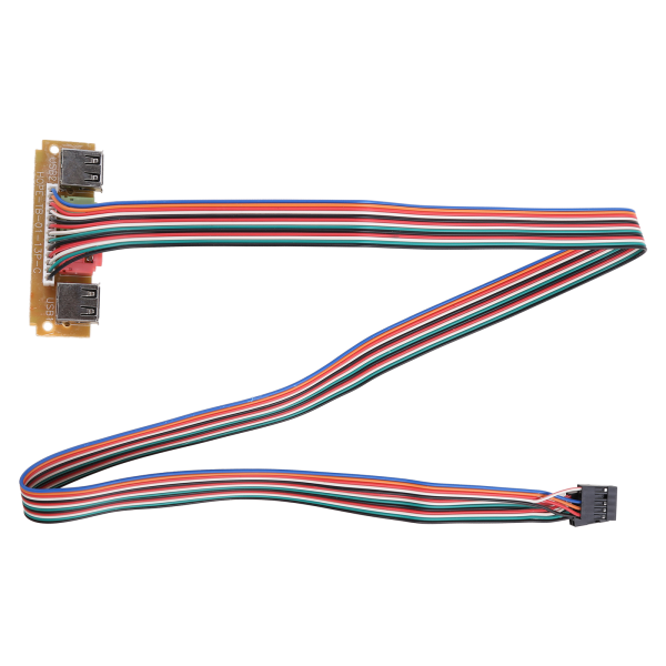 USB PC-computer til kabinet 6CM frontpanel USB-lydport mikrofon hovedtelefonkabel Compu