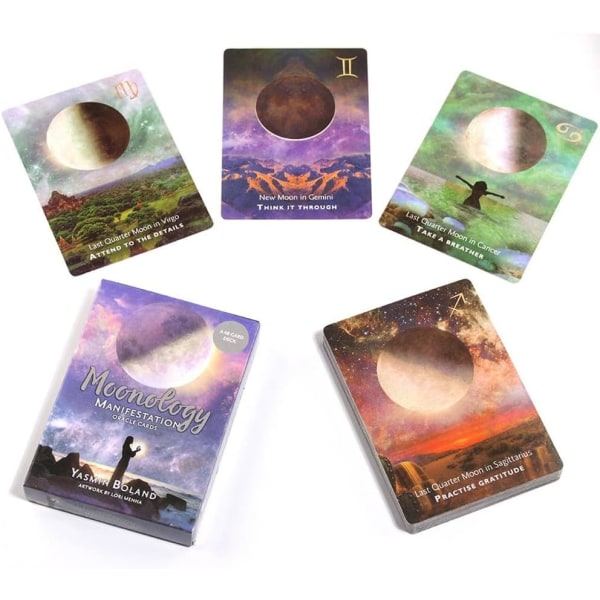 Månefasemanifestasjon Tarotkort, Oracle-kort, kortspill