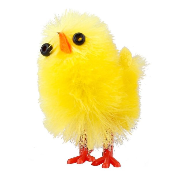 60 st Påsk Wind Up Chick Toys 1.1'' Mini Easter Chicks Simulering Plysch tyg Kyckling Påsk Chick For påsk Motorhuv Bordstårta dekoration
