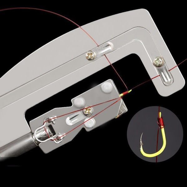 Fiskekrok-bindingsmaskin Fiske Line Knytteverktøy Slitesterk for