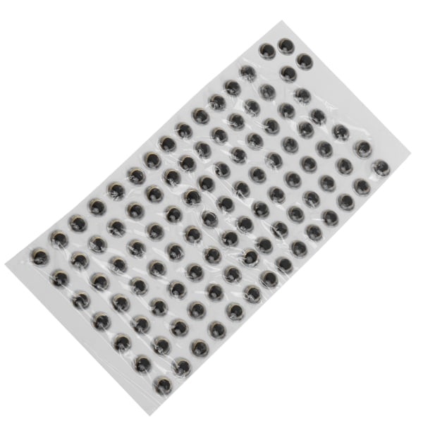 Fiskebeteögon Epoxi Drop Plast 3D Realistiska Fiskeögon för att göra fiskebete 5 mm