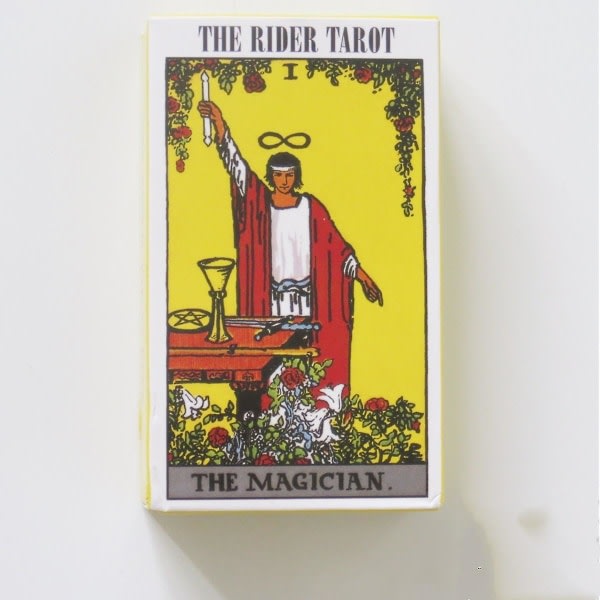 Uusi Tarot-orakelkortti mysteerinen ennustusritari Tarot-tyttö korttipeli lautapeli Kuva 13 Picture 13