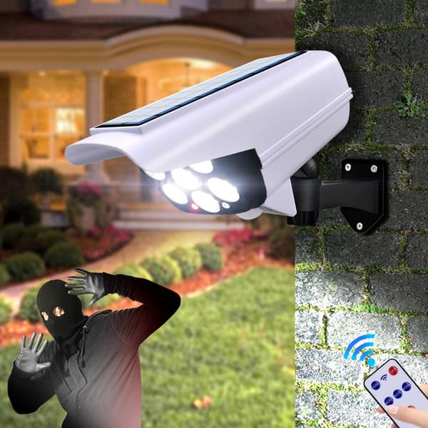 Solcelle Sensorlys 300W 77 SMD LED / Bevegelsessensor / IP65 Vanntett Utendørs Gatebelysning / Fjernkontroll