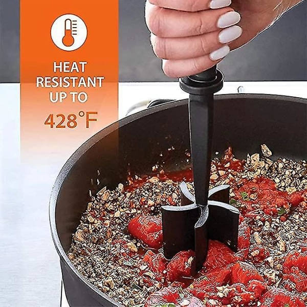 Lihamylly Lämmönkestävä Hamburger Masher Smasher
