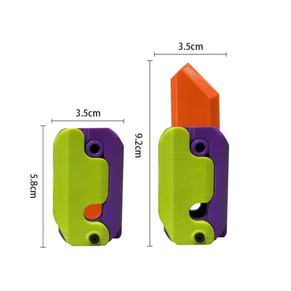 3D-tulostus Painovoimahyppy Pieni Retiisi Mini Malli Opiskelijapalkinto A1 onesize A1 onesize