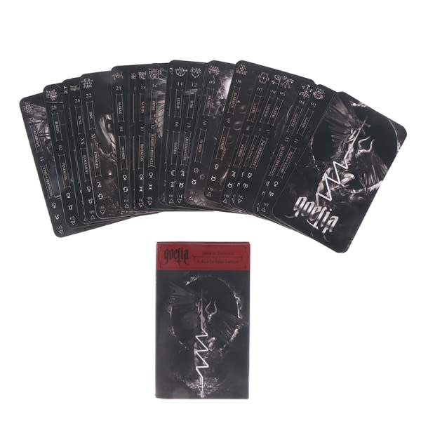 Goetia Tarot in Darkness Tarotkort Oracle Cards Prophecy Divi Multicolor one size Multicolor one size