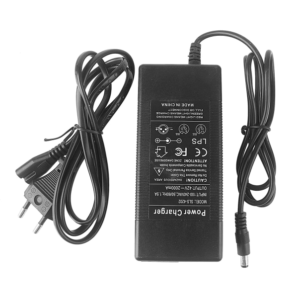 Electric vehicle electric scooter DC head charger lithium battery charger 36v42v round head power cord accessories