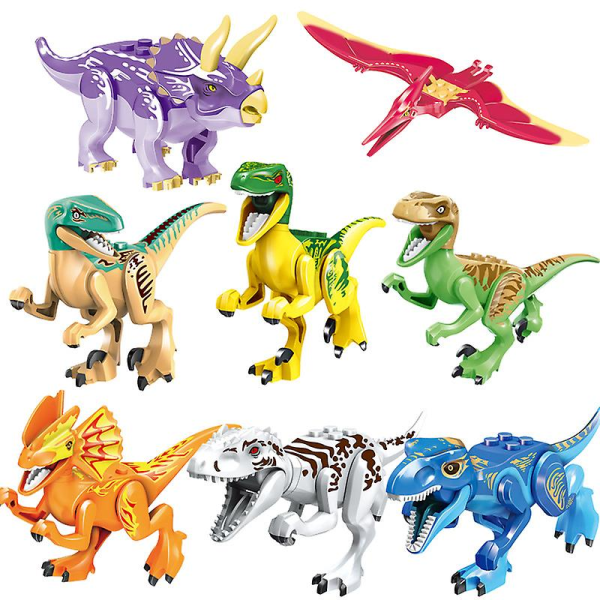 Jurassic Dinosaur Byggeklodser til Børn Saml Kreative Små Partikler