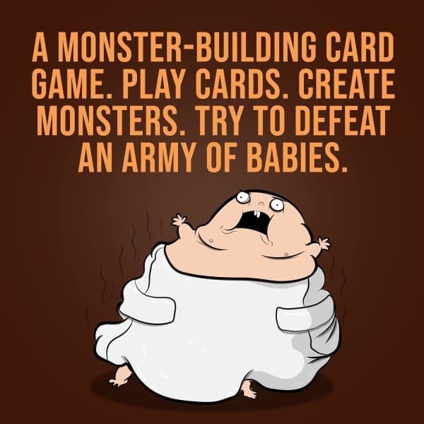 Exploding Kittens Bears vs Babies af Exploding Kittens - Kortspil til voksne, teenagere og børn - Sjove familiespil - Engelsk version