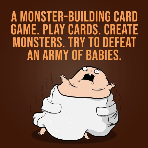 Exploding Kittens Bears vs Babies av Exploding Kittens - Kortspill for voksne, tenåringer og barn - Morsomme familiespill - Engelsk versjon