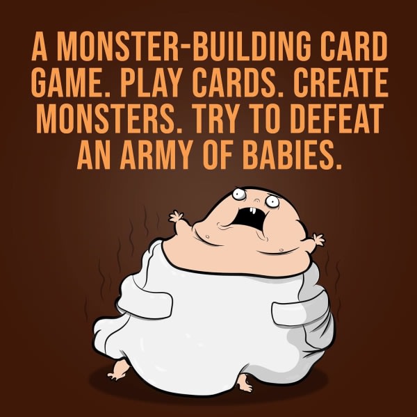 Exploding Kittens Bears vs Babies by Exploding Kittens - Korttipeli aikuisille, teineille ja lapsille - Hauska perhepeli - Englanninkielinen versio