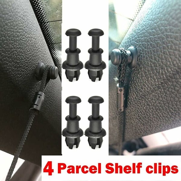 4x Hyllfästningsklämmor för Audi A3 S3 8P 8V Q5 SQ5 8R Q2 Q3, VW Golf MK5 MK6 R R32 GTI Tiguan MK1 Polo 6R 6C 2G Up T-Cross 8P0862528 1M6867574A