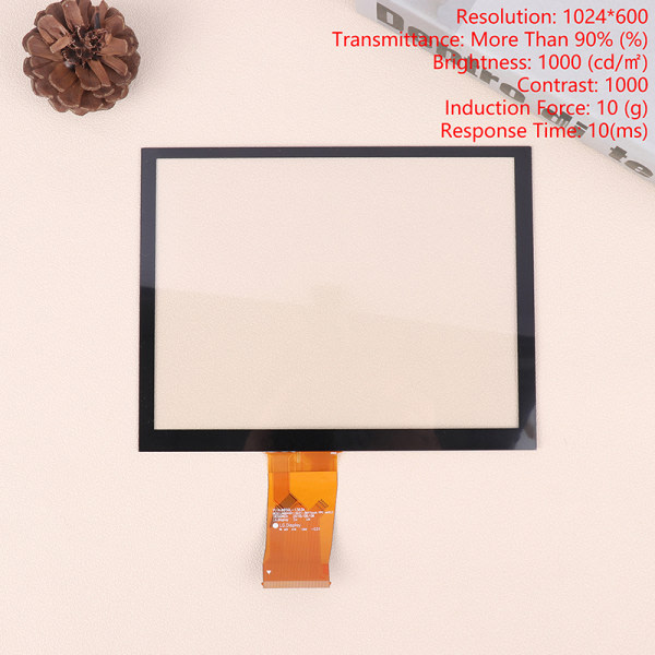 Glas Touch Panel Digitizer-lins för LA084X01 (SL)(01) LA084X0 Transparent