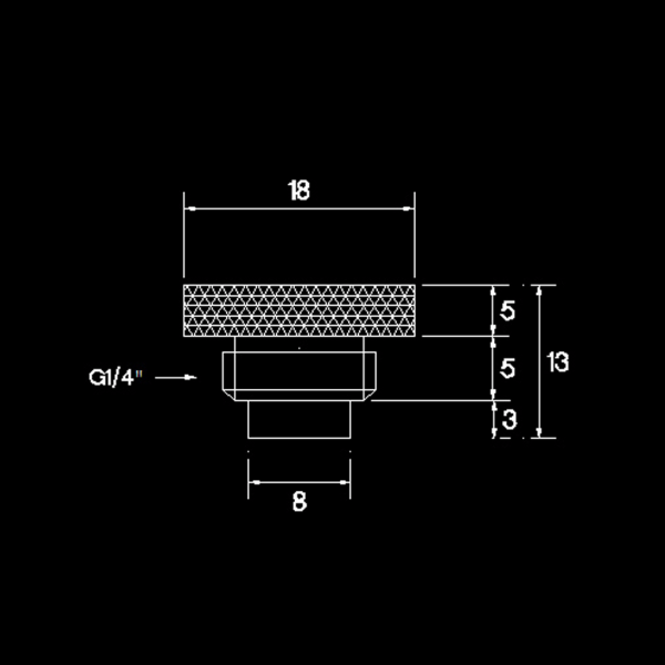 Vandkølingssystem 10K Temperatursensor G1/4\" Stopfitting 2-polet stikledning