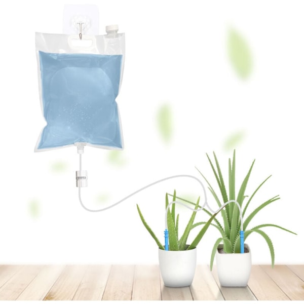 Droppbevattningssystem, Automatiskt bevattningskit med självbevattning för krukväxter inomhus (3L Liter)