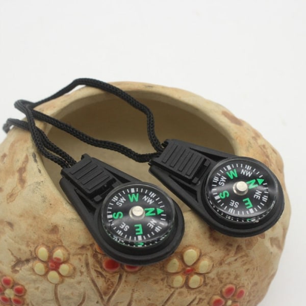 Mini Compass Survival Kit med nyckelring för utomhuscamping