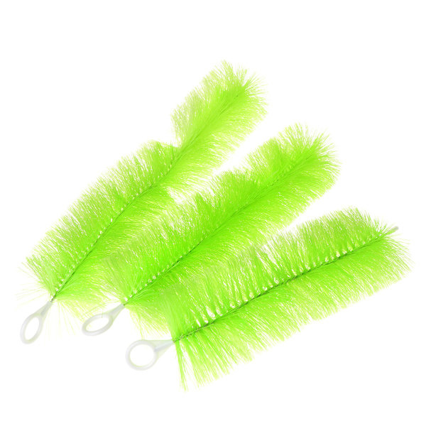 Fleksibel Plastik Slange Rengøringsbørste Holdbar Nylon 12\" 16\" 20\" Længde Akvarium Rør Filter Børster Sort 50mm