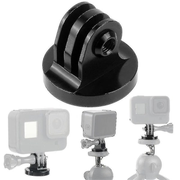 Aluminiumfäste för Utomhussport Actionkamera Basadapter Kompatibel med GoPro 9 8 7 1/4\" Skruv Monopod Gratis Frakt