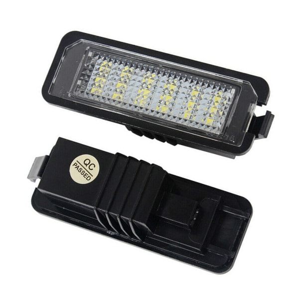 2x LED-nummerplåtsljus för VW GOLF MK4 MK5 MK6 PASSAT