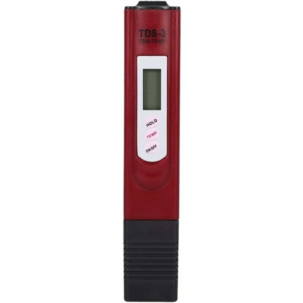 konduktivitetsinstrument tds penna vattenkvalitetsanalysator tds-3 röd vattenmätarpenna