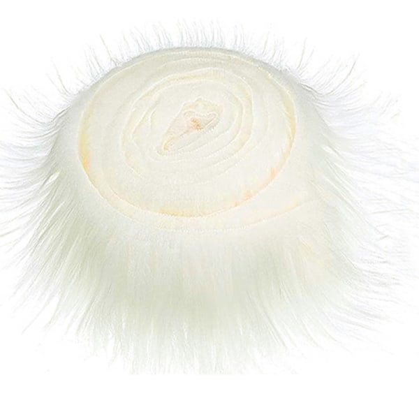 9x150 cm Faux Päls Band Själv-Gör-Det-Själv Kläder Sy Fluffy Trimming S Vit 9cm*150cm White 9cm*150cm